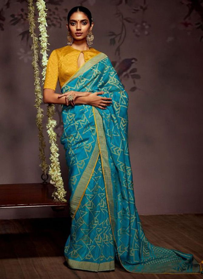 Radha Kimora New Latest Designer Ethnic wear Georgette Silk Saree Collection